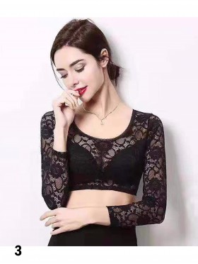 Lace Long Sleeves Fashion Top